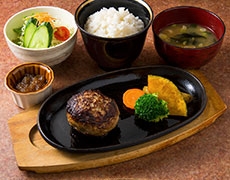 合挽きハンバーグ定食