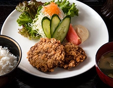 メンチカツ定食