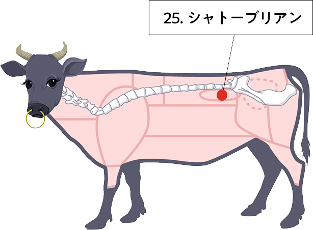 牛肉の部位 シャトーブリアン の肉言葉 熟成肉の格之進
