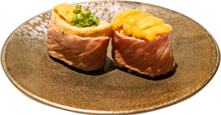 肉巻きウニ軍艦