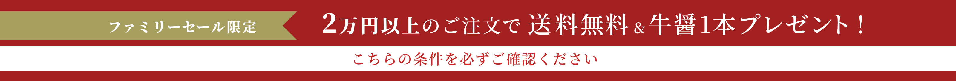 可能性に線を引かない ファミリーセール限定