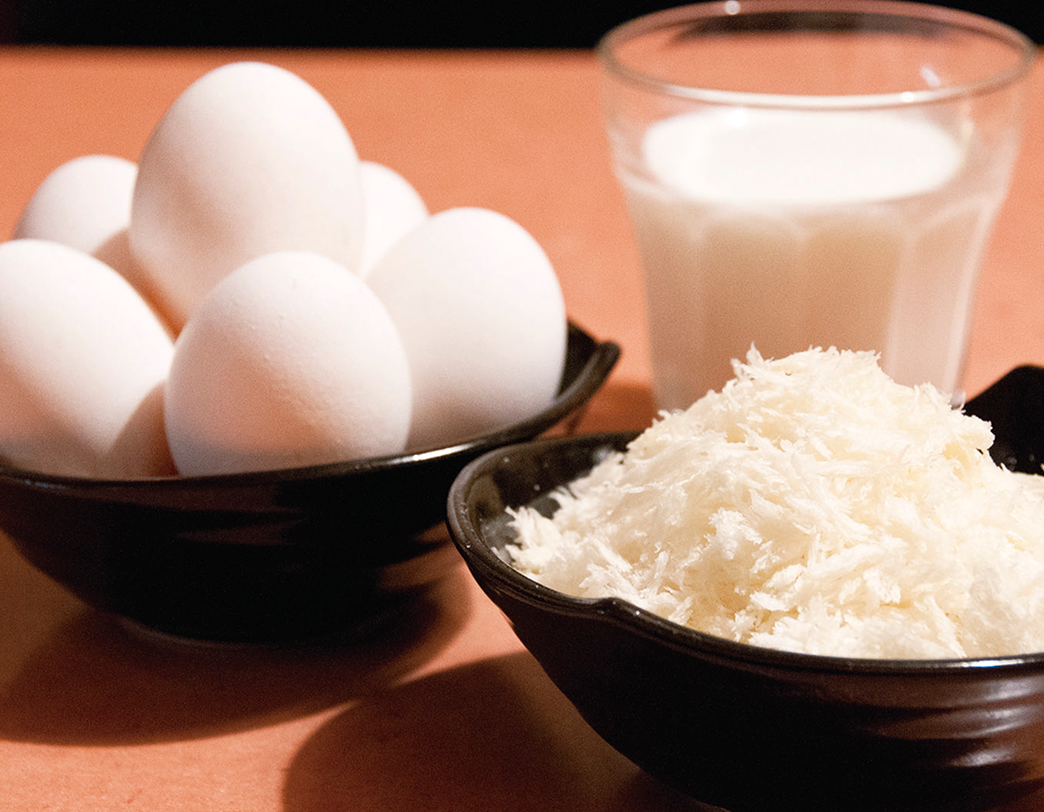 肉汁を閉じ込め逃がさないつなぎ