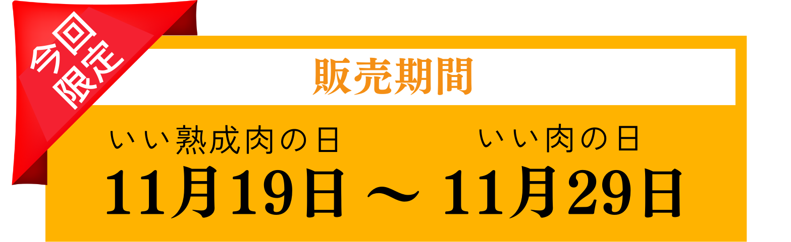 11/19-11/29 の期間限定