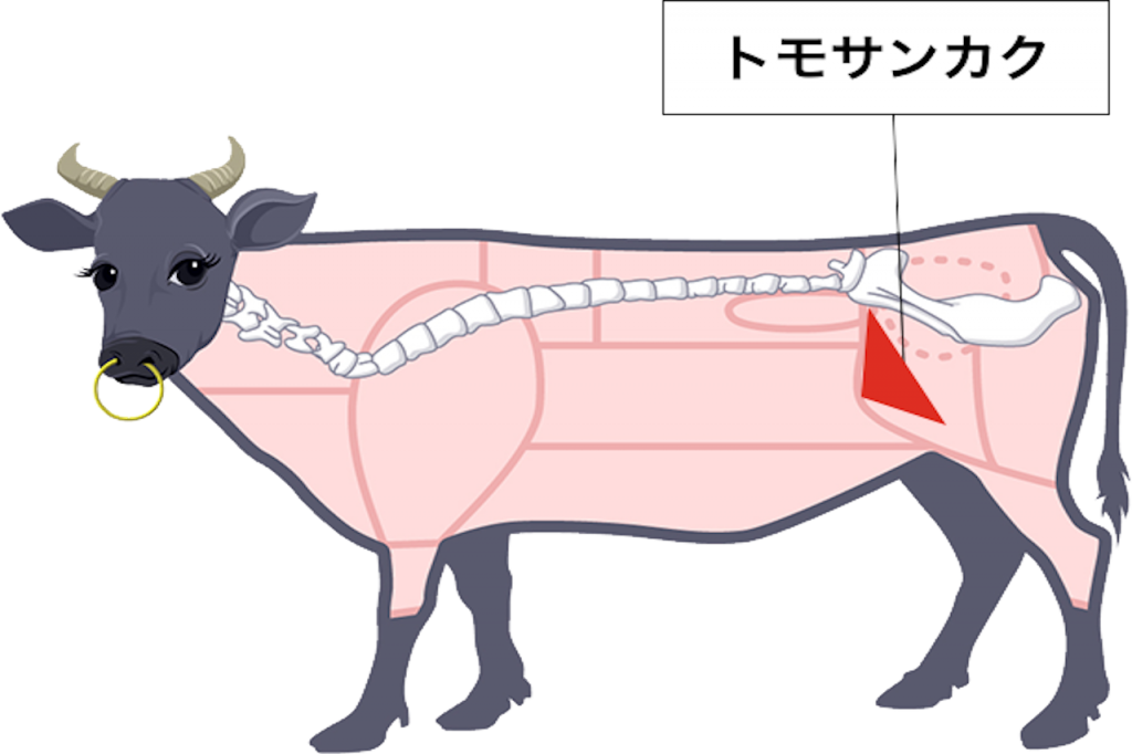 トモサンカクとはどこの部位?希少な”火打ち石”の味の特徴と美味しい 